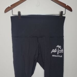 Lululemon SoulCycle Black Leggings with Logo